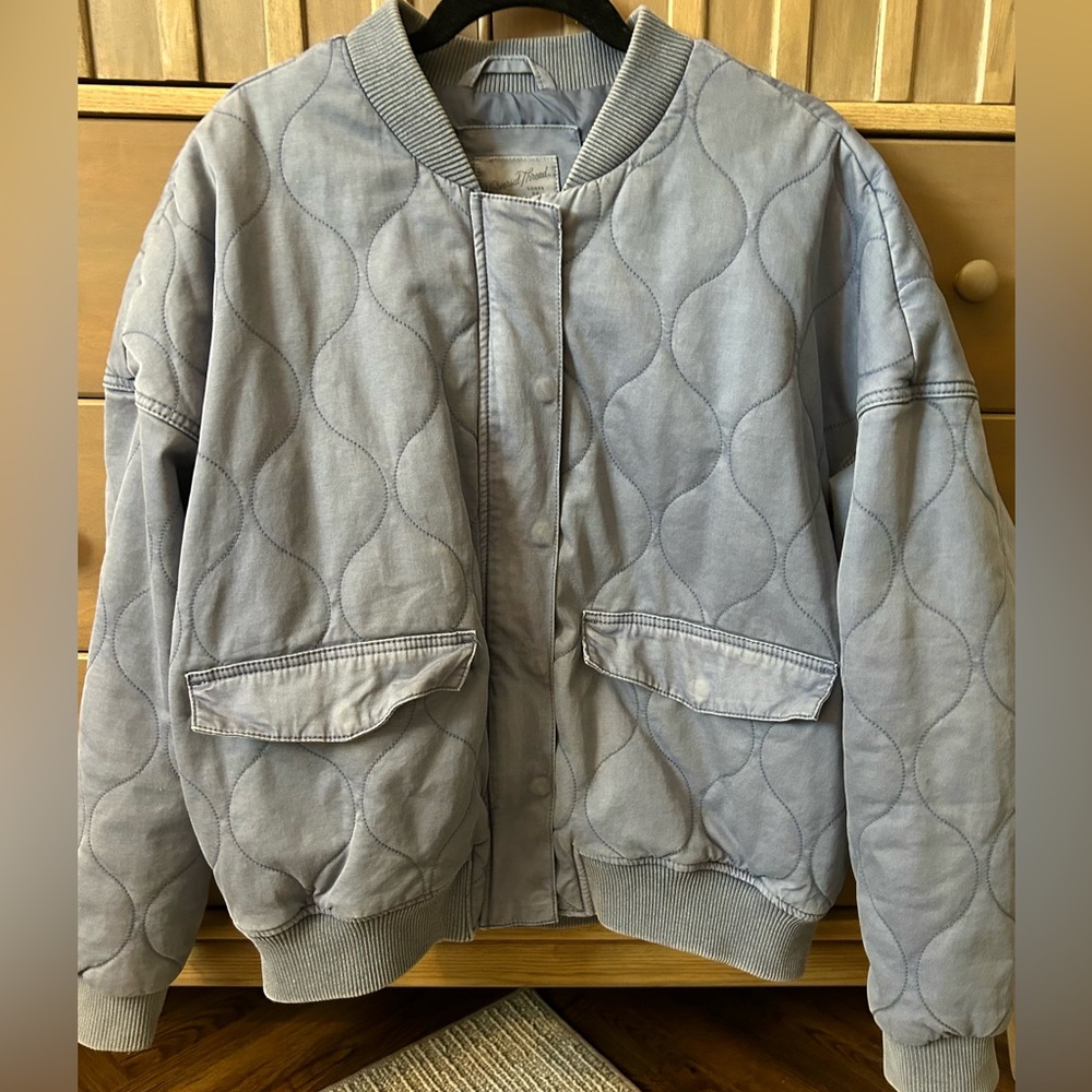 Quilted Faded Wash Jacket